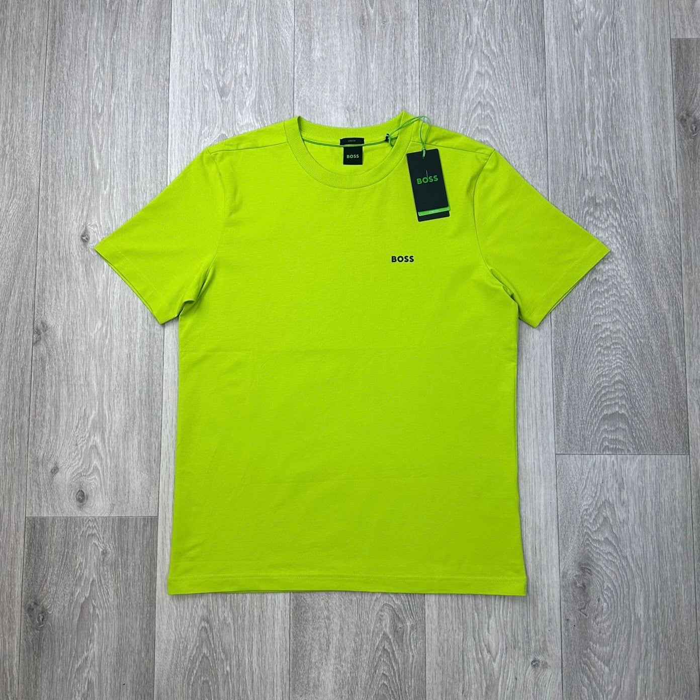 【Hugo Boss】Green Tee 2 フロント ロゴ プリント Tシャツ ♪ Hugo Boss】Green Tee 2 フロント ロゴ プリント Tシャツ