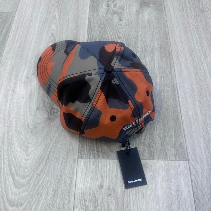 Dsqaured2 - Orange Ceresio 9 Camo Baseball