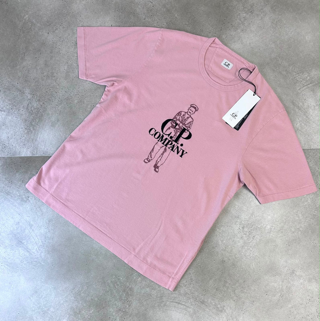 C.P. Company Short Sleeve 1020 Jersey - Logo T-shirt