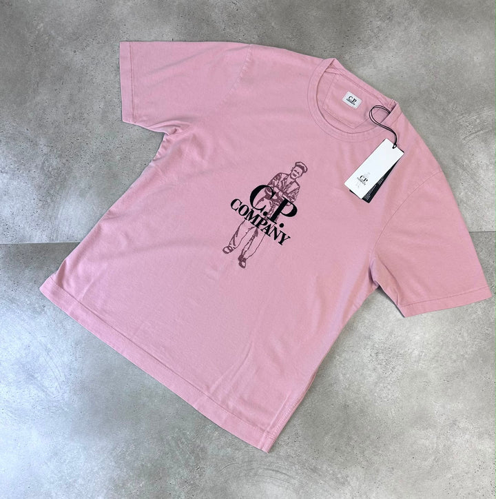 C.P. Company Short Sleeve 1020 Jersey - Logo T-shirt