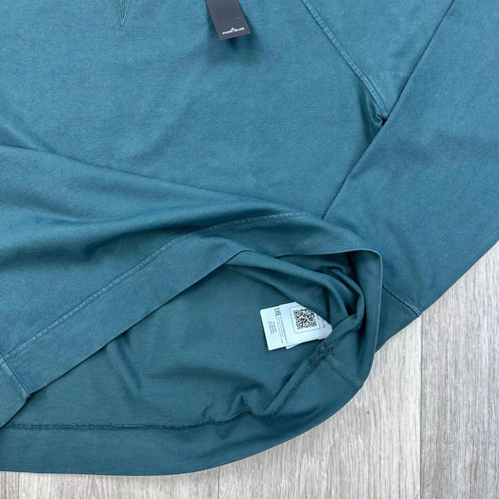 Stone Island - Gem Stone Logo Sweatshirt With StoneIsland On Back