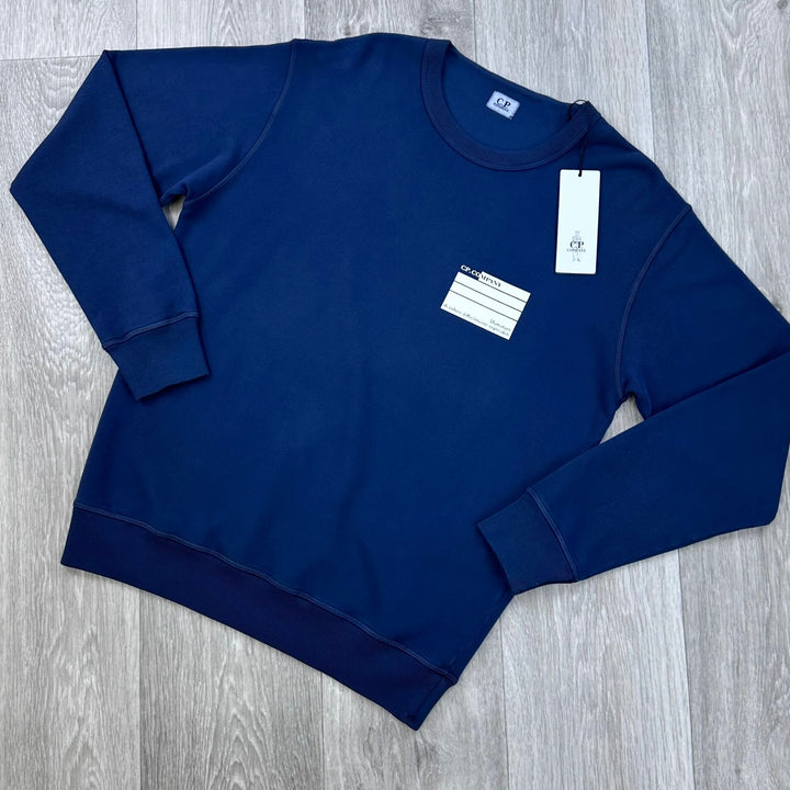 C.P. Company - Logo Cotton Fleece Sweatshirt Garment Dyed Excellence