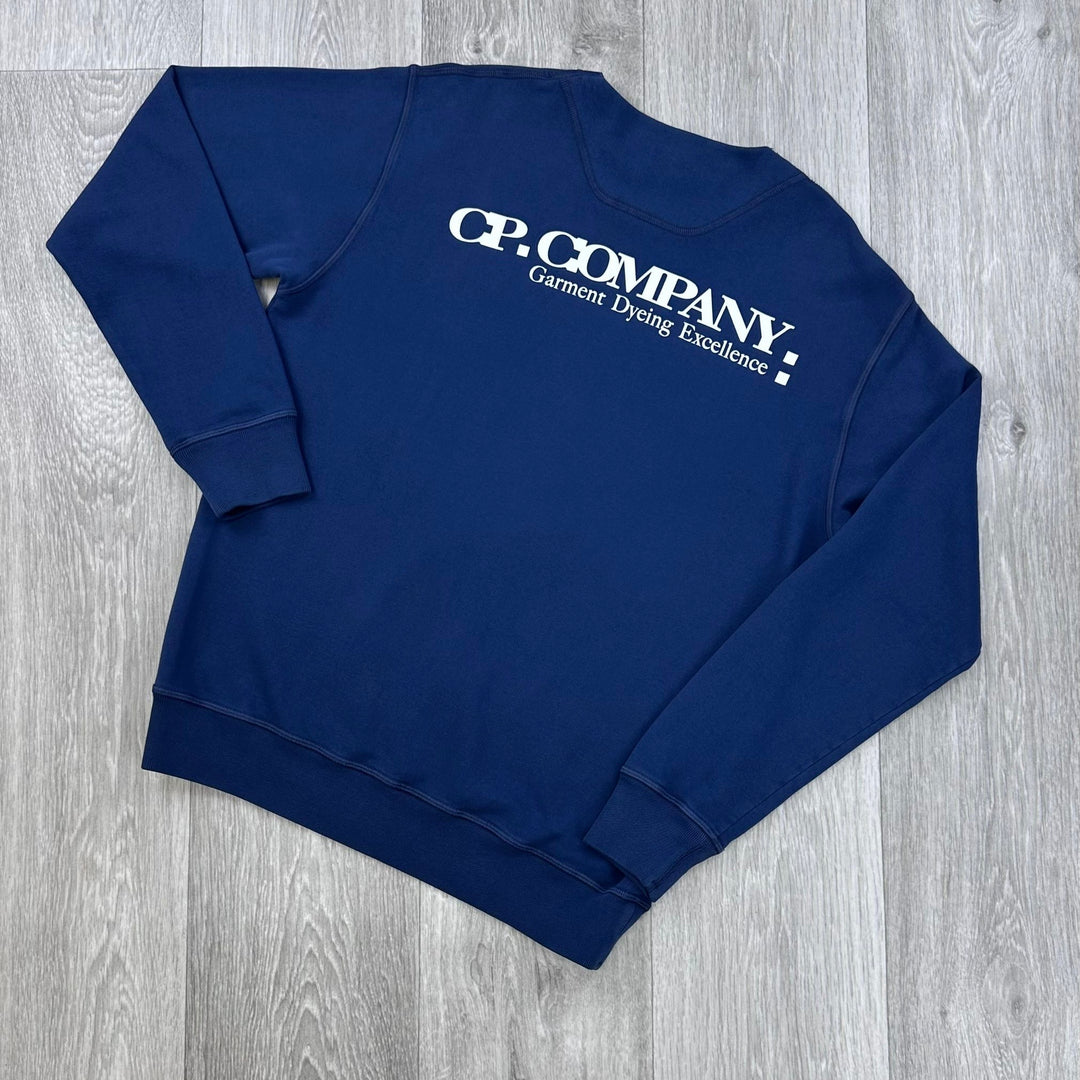 C.P. Company - Logo Cotton Fleece Sweatshirt Garment Dyed Excellence