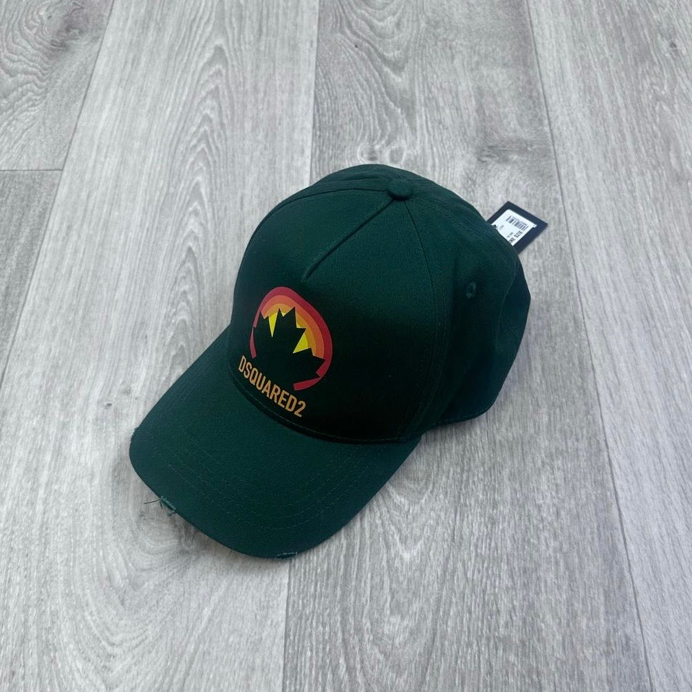 Dsqaured2 - Leaf Icon Baseball Cap Trucker Hat New Collection