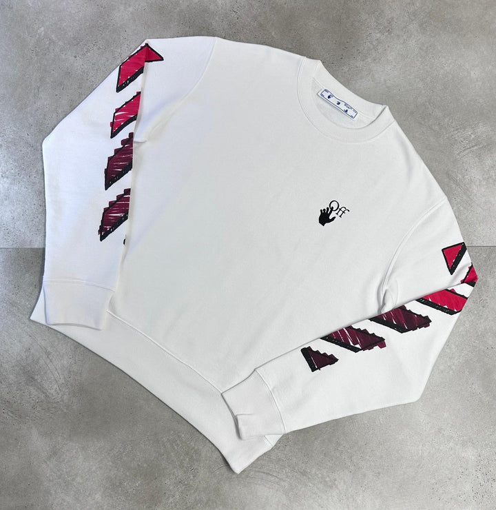 Off White - Spray Arrow Logo Sweatshirt