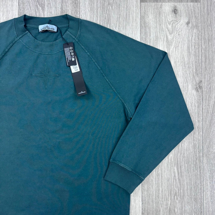 Stone Island - Gem Stone Logo Sweatshirt With StoneIsland On Back