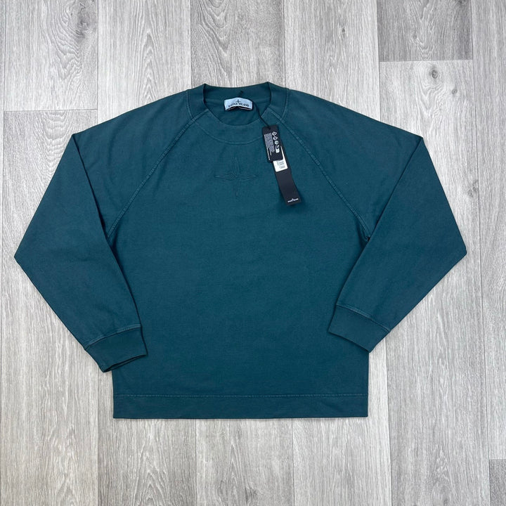 Stone Island - Gem Stone Logo Sweatshirt With StoneIsland On Back