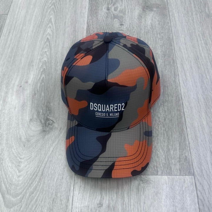 Dsqaured2 - Orange Ceresio 9 Camo Baseball