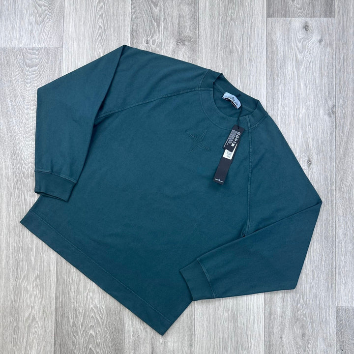 Stone Island - Gem Stone Logo Sweatshirt With StoneIsland On Back
