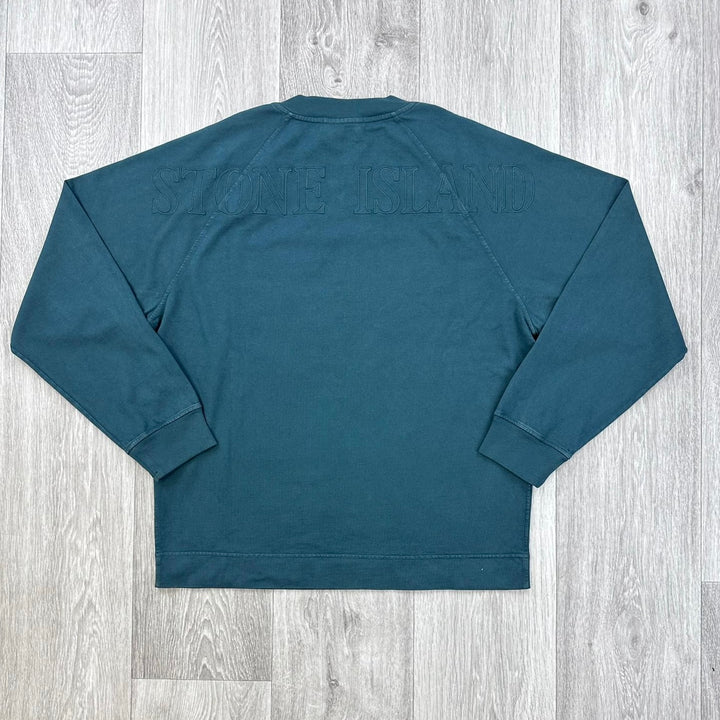 Stone Island - Gem Stone Logo Sweatshirt With StoneIsland On Back
